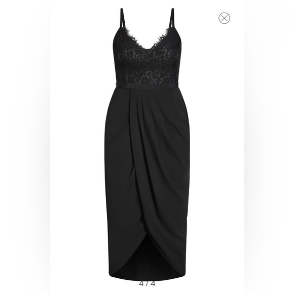 City Chic Lace Touch Dress - Worn Once! - Picture 3 of 6